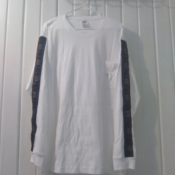 VS PINK iridescent bling dog tee X-large NWOT - Picture 6 of 10